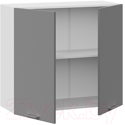 Шкаф навесной для кухни ТриЯ Габриэлла 1В8 (белый/титан)