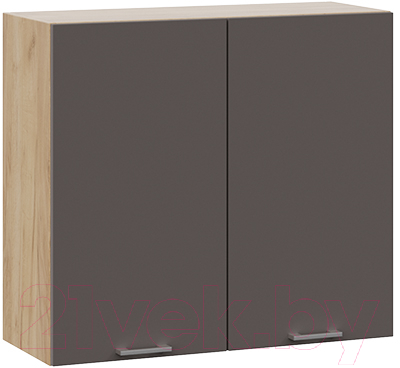 Шкаф навесной для кухни ТриЯ Габриэлла 1В8 (дуб крафт золотой/муссон) - фото