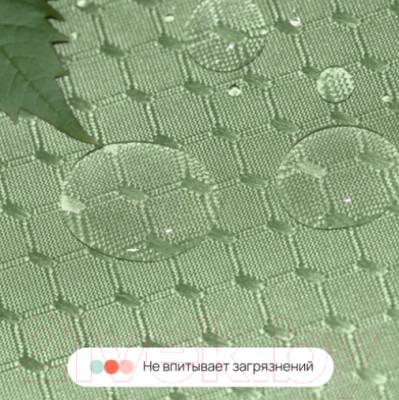 Шторка-занавеска для ванны Home One Waffle 180x180 / 372249