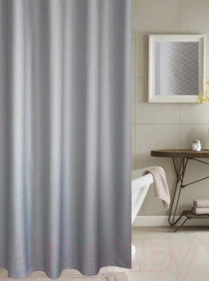 Шторка-занавеска для ванны Home One Waffle 180x180 / 372245