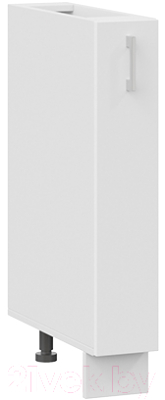 Шкаф карго ТриЯ Габриэлла 1Н15К (белый/сноу) - фото