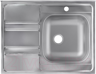 Мойка кухонная Ukinox Иннова IND800.600-6C 0R - фото