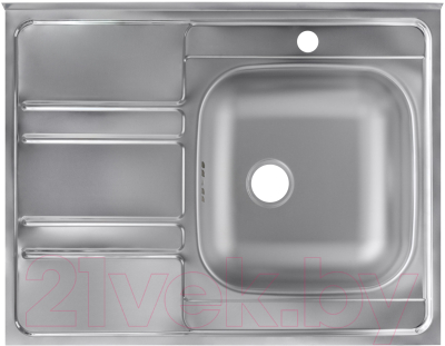 Мойка кухонная Ukinox Иннова IND800.600-GT6C 0R - фото