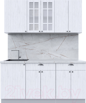 Готовая кухня Интерлиния Берес 1.7А - фото