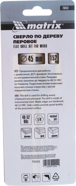Сверло Matrix 70433