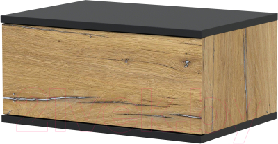 Комплект мебели для спальни Интерлиния Quartz-13 (дуб нокс/черный)