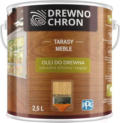 Масло для древесины Drewnochron 2.5л - фото