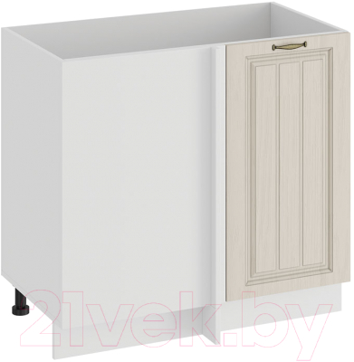 Шкаф под мойку ТриЯ Лина 1Н9У (белый/крем) - фото