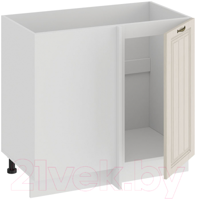 Шкаф под мойку ТриЯ Лина 1Н9У (белый/крем)