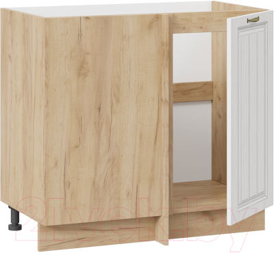 Шкаф под мойку ТриЯ Лина 1Н9У (дуб крафт золотой/белый)