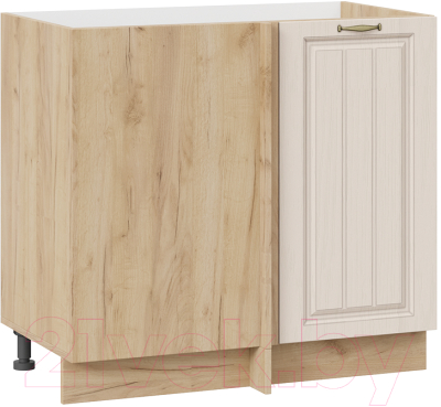 Шкаф под мойку ТриЯ Лина 1Н9У (дуб крафт золотой/крем) - фото