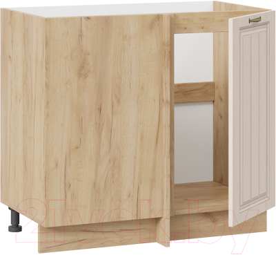 Шкаф под мойку ТриЯ Лина 1Н9У (дуб крафт золотой/крем)