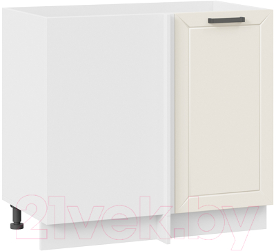 Шкаф под мойку ТриЯ Лорас 1Н9У (белый/холст брюле) - фото