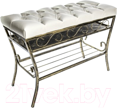 Банкетка Dudo БН-5КС-1 с полочкой под сидением - фото