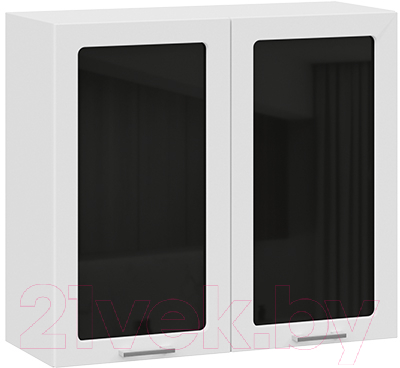 Шкаф навесной для кухни ТриЯ Габриэлла 1В8С (белый/сноу) - фото