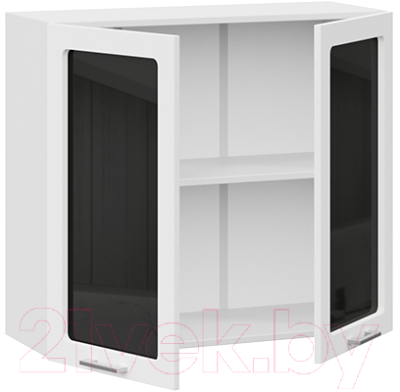 Шкаф навесной для кухни ТриЯ Габриэлла 1В8С (белый/сноу)
