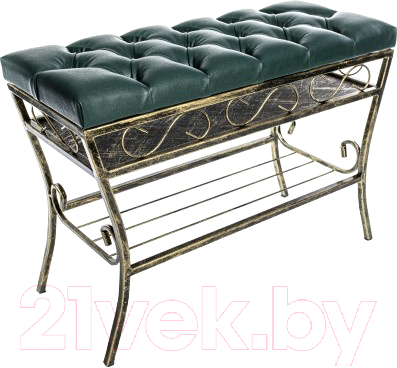 Банкетка Dudo БН-5КС-1 с полочкой под сидением - фото