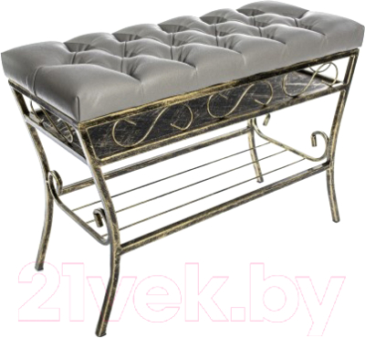 Банкетка Dudo БН-5КС-1 с полочкой под сидением - фото