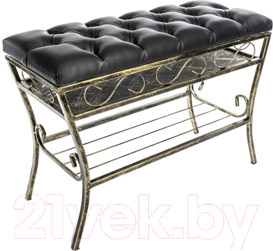 Банкетка Dudo БН-5КС-1 с полочкой под сидением - фото