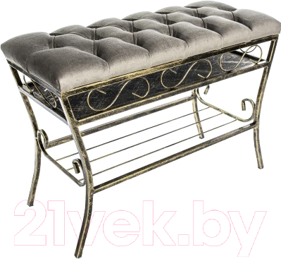 Банкетка Dudo БН-5КС-1 с полочкой под сидением - фото