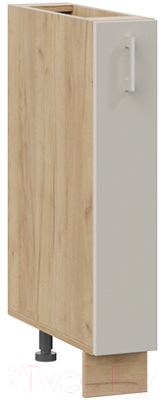 Шкаф карго ТриЯ Габриэлла 1Н15К (дуб крафт золотой/кремовый) - фото