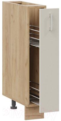 Шкаф карго ТриЯ Габриэлла 1Н15К (дуб крафт золотой/кремовый)