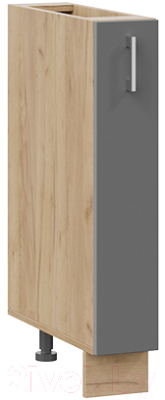 Шкаф карго ТриЯ Габриэлла 1Н15К (дуб крафт золотой/титан) - фото