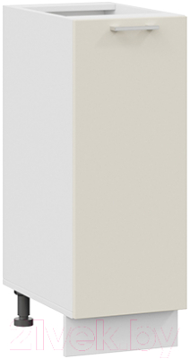 Шкаф-стол кухонный ТриЯ Габриэлла 1Н3 (белый/кремовый) - фото