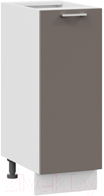 Шкаф-стол кухонный ТриЯ Габриэлла 1Н3 (белый/муссон) - фото