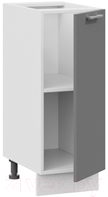 Шкаф-стол кухонный ТриЯ Габриэлла 1Н3 (белый/титан)