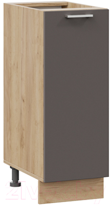 Шкаф-стол кухонный ТриЯ Габриэлла 1Н3 (дуб крафт золотой/муссон) - фото