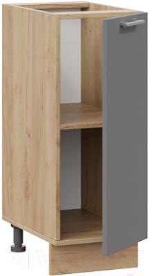 Шкаф-стол кухонный ТриЯ Габриэлла 1Н3 (дуб крафт золотой/титан)