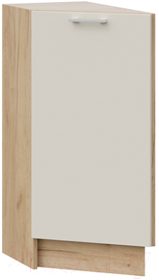 Шкаф-стол кухонный ТриЯ Габриэлла 1Н3Т (дуб крафт золотой/крем) - фото