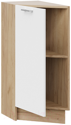 Шкаф-стол кухонный ТриЯ Габриэлла 1Н3Т (дуб крафт золотой/сноу)