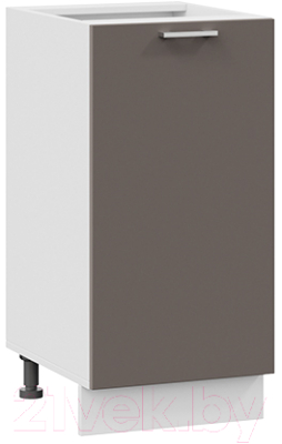 Шкаф-стол кухонный ТриЯ Габриэлла 1Н4 (белый/муссон) - фото