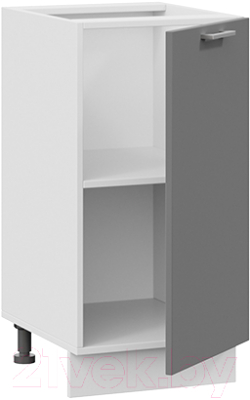 Шкаф-стол кухонный ТриЯ Габриэлла 1Н4 (белый/титан)