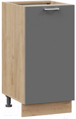 Шкаф-стол кухонный ТриЯ Габриэлла 1Н4 (дуб крафт золотой/титан) - фото