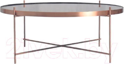 Журнальный столик Bergenson Bjorn Josen / TAI-JS-TBL-MTMR-PNK-84 (розовый/медный) - фото