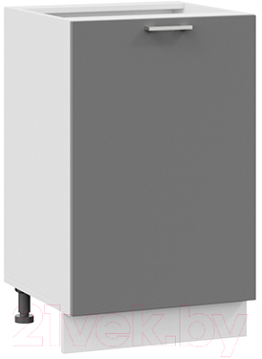 Шкаф-стол кухонный ТриЯ Габриэлла 1Н5 (белый/титан) - фото