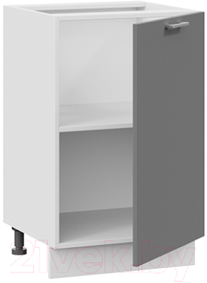 Шкаф-стол кухонный ТриЯ Габриэлла 1Н5 (белый/титан)