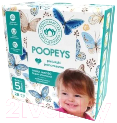 Подгузники детские Poopeys Junior 15-25 кг - фото