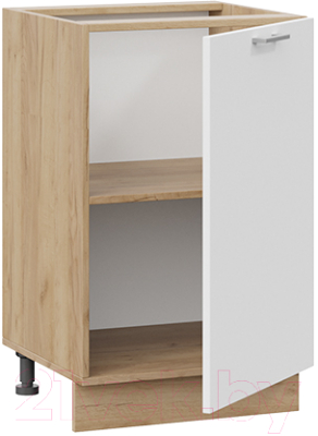 Шкаф-стол кухонный ТриЯ Габриэлла 1Н5 (дуб крафт золотой/сноу)