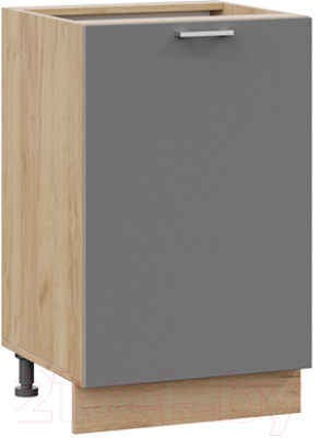 Шкаф-стол кухонный ТриЯ Габриэлла 1Н5 (дуб крафт золотой/титан) - фото