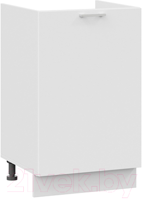 Шкаф под мойку ТриЯ Габриэлла 1Н5М (белый/сноу) - фото
