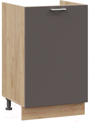 Шкаф под мойку ТриЯ Габриэлла 1Н5М (дуб крафт золотой/муссон) - фото