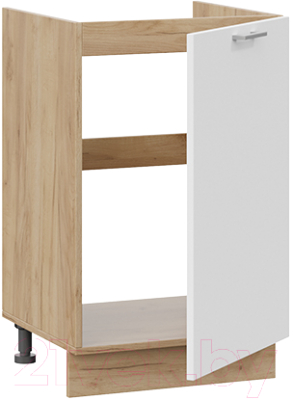 Шкаф под мойку ТриЯ Габриэлла 1Н5М (дуб крафт золотой/сноу)
