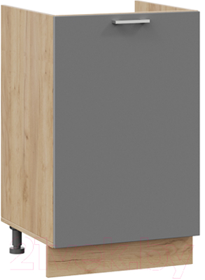 Шкаф под мойку ТриЯ Габриэлла 1Н5М (дуб крафт золотой/титан) - фото