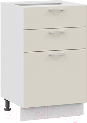 Шкаф-стол кухонный ТриЯ Габриэлла 1Н5Я3 (белый/крем) - фото