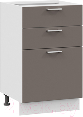 Шкаф-стол кухонный ТриЯ Габриэлла 1Н5Я3 (белый/муссон) - фото