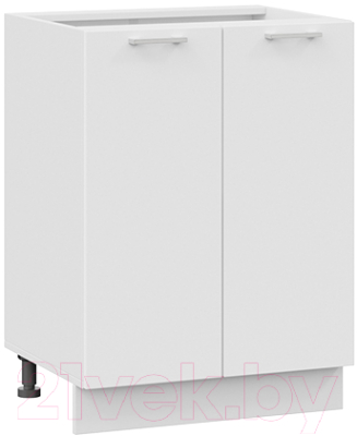 Шкаф-стол кухонный ТриЯ Габриэлла 1Н6 (белый/сноу) - фото